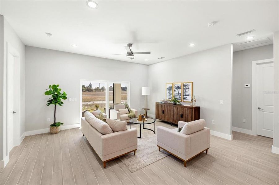 Furnished interior view inside a new home in , Placida (Image 4). Furnished interior view inside a new home in , Placida (Image 4).