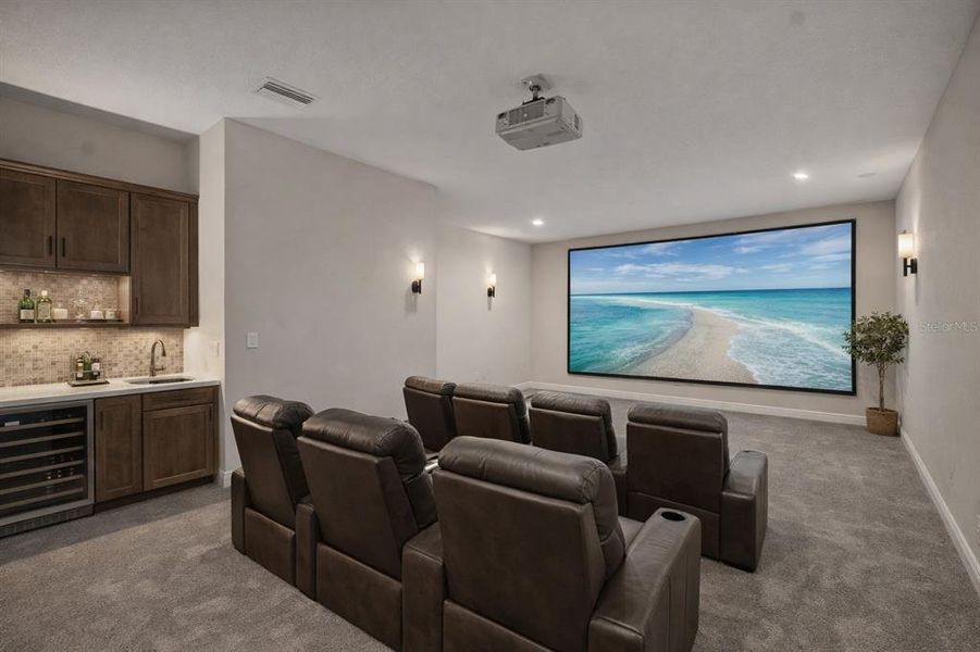 Furnished interior view inside a new home in , Zephyrhills (Image 39).