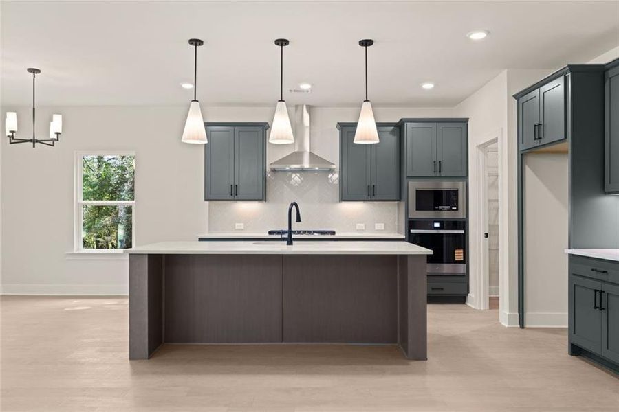 Furnished interior view inside a new home in , Cumming (Image 7).