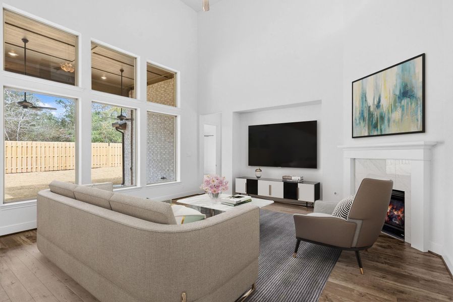 Furnished interior view inside a new home in COLTON, Montgomery (Image 13).
