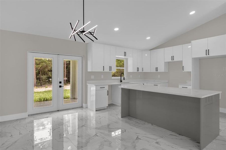 Furnished interior view inside a new home in , Dunnellon (Image 6).