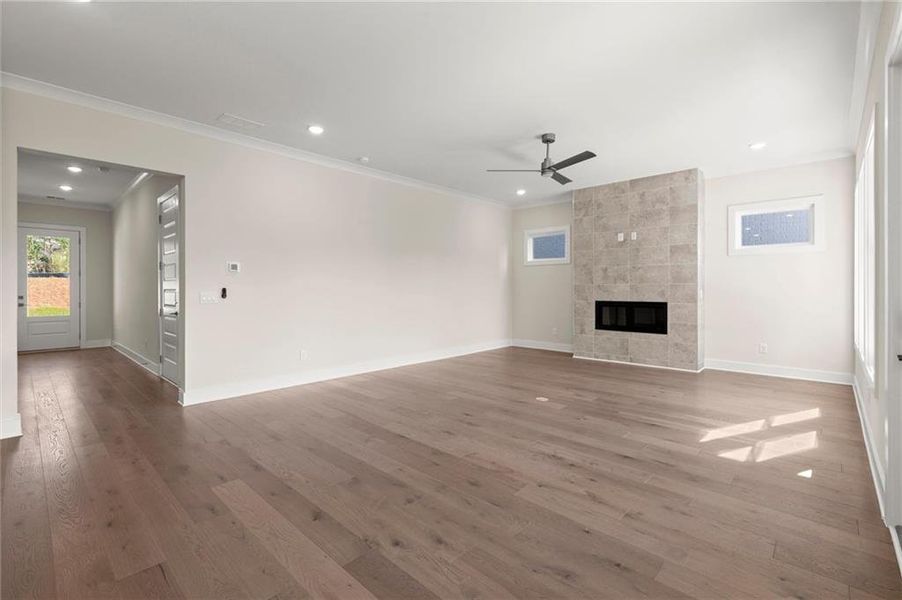 Spacious, unfurnished interior of a new home in The Gathering – Alpharetta, Alpharetta (Image 49).