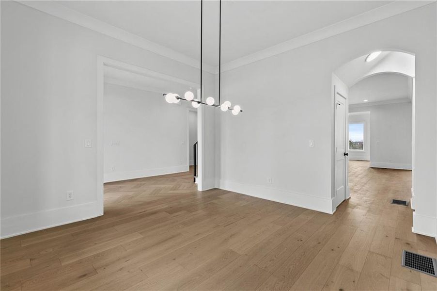 Spacious, unfurnished interior of a new home in , Buford (Image 19).