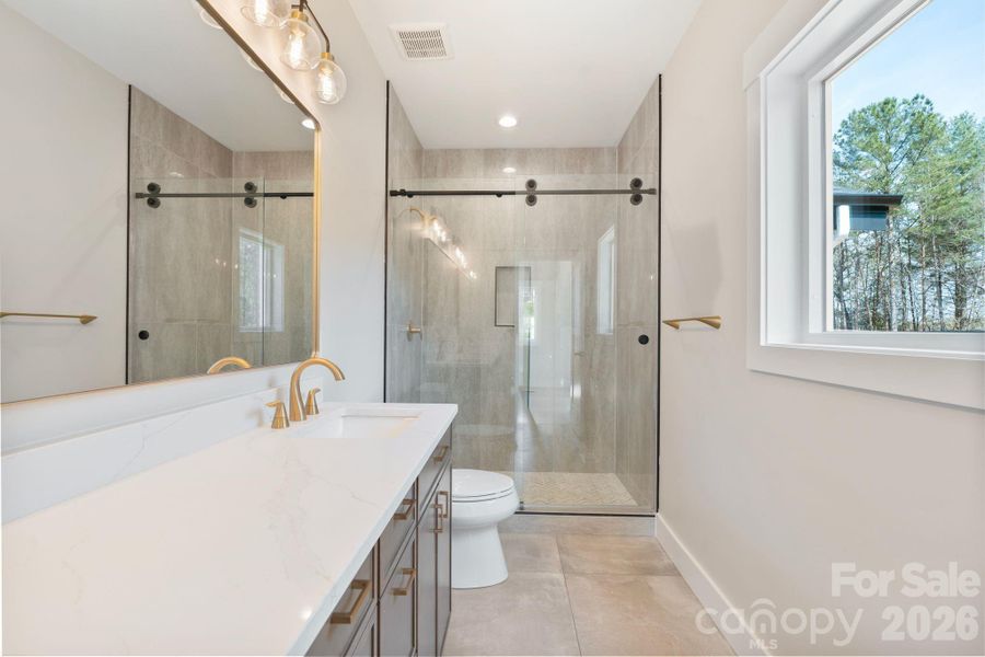 Furnished interior view inside a new home in , Hickory (Image 9).