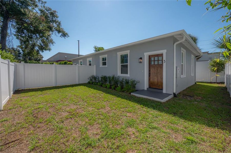 Exterior details and patio area of a home in , Tampa (Image 30). Exterior details and patio area of a home in , Tampa (Image 30).