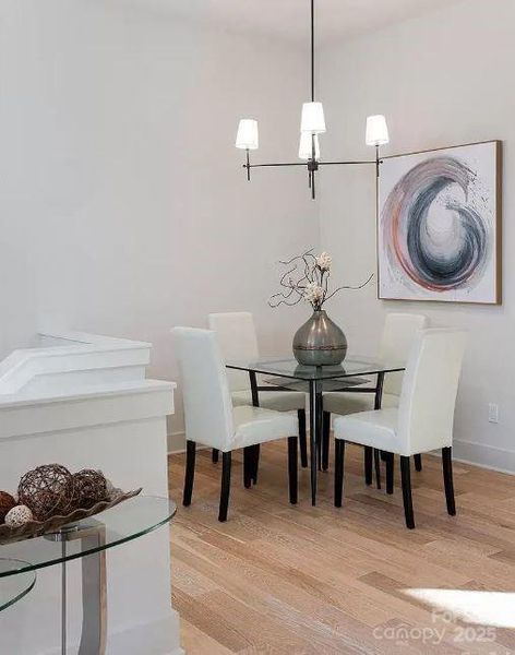 Furnished interior view inside a new home in , Asheville (Image 7).