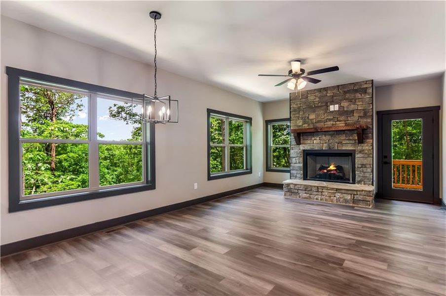 Spacious, unfurnished interior of a new home in , Ellijay (Image 18). Spacious, unfurnished interior of a new home in , Ellijay (Image 18).