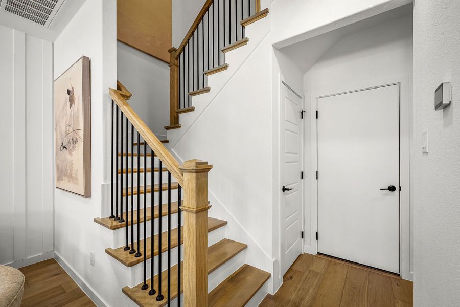 Representative unfurnished interior of a home built from the Waller by Pulte Homes in Monarch on Main, Round Rock (Image 26). Representative unfurnished interior of a home built from the Waller by Pulte Homes in Monarch on Main, Round Rock (Image 26).