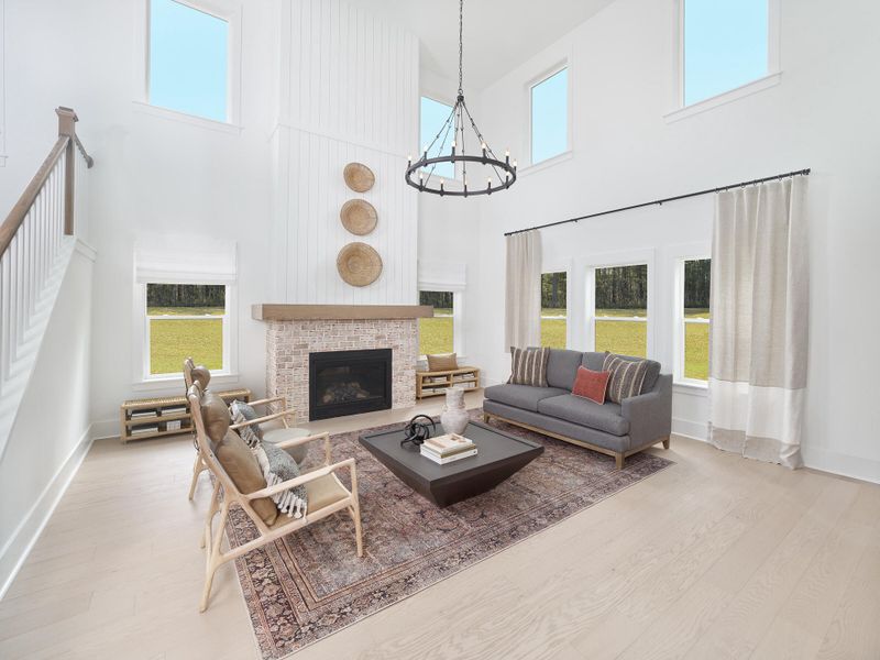 Furnished interior view inside a new home in Watson Hill, Summerville (Image 16).