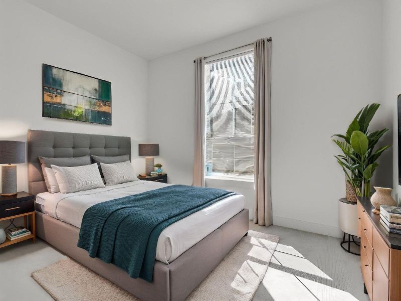 Furnished interior view inside a new home in Tompkins Reserve, Katy (Image 10).
