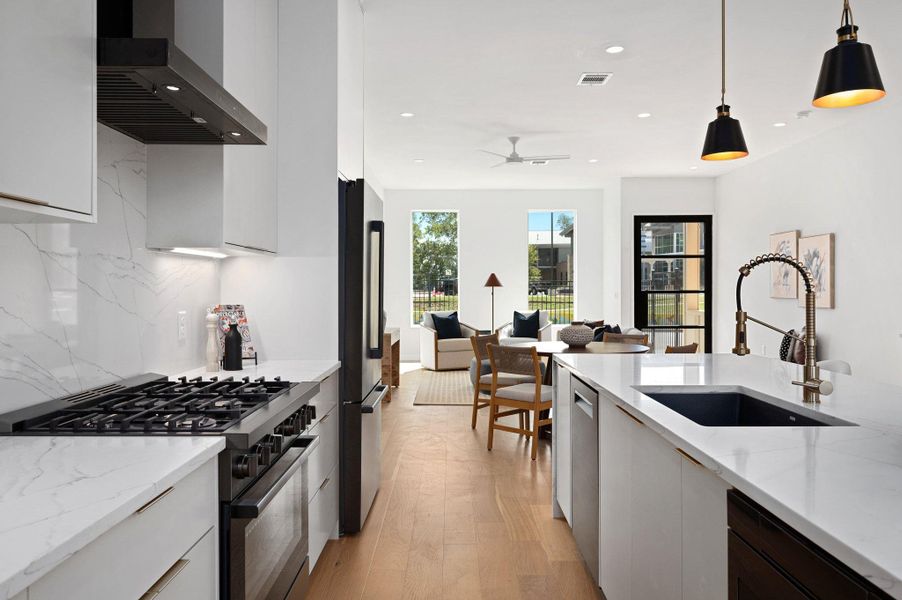Close-up of interior finishes inside a home in , Austin (Image 21).