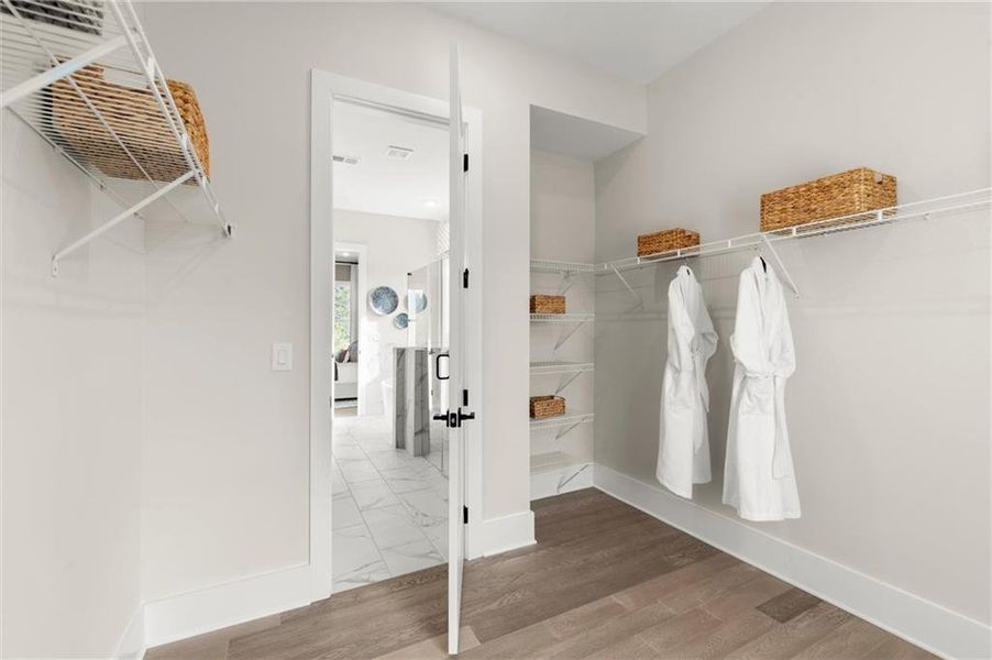 Furnished interior view inside a new home in Hillgrove Preserve, Powder Springs (Image 48).