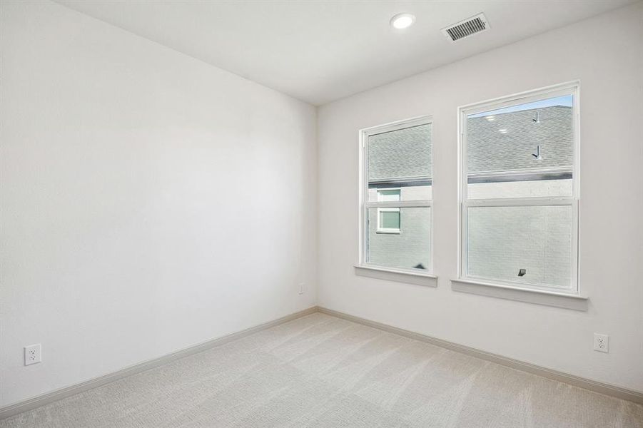 You'll find nicely sized secondary bedrooms in our lovely Adeline plan. You'll find nicely sized secondary bedrooms in our lovely Adeline plan.