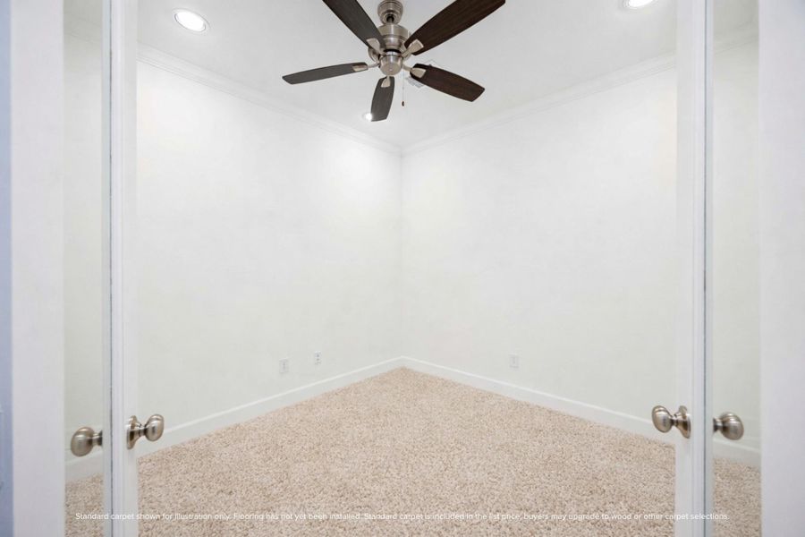 Private upstairs office right next to the game room — ideal for work-from-home days or a quiet study spot.