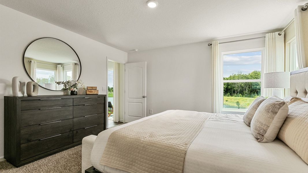 Representative furnished interior of a home built from the BERKELEY by D.R. Horton in Rookery, Green Cove Springs (Image 15).