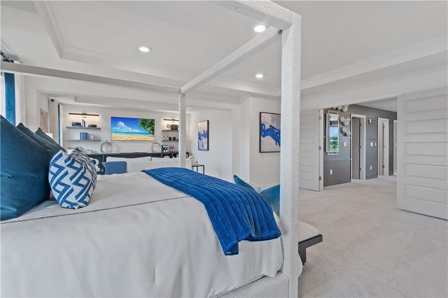 Furnished interior view inside a new home in Westwind Estates, Hampton (Image 40).