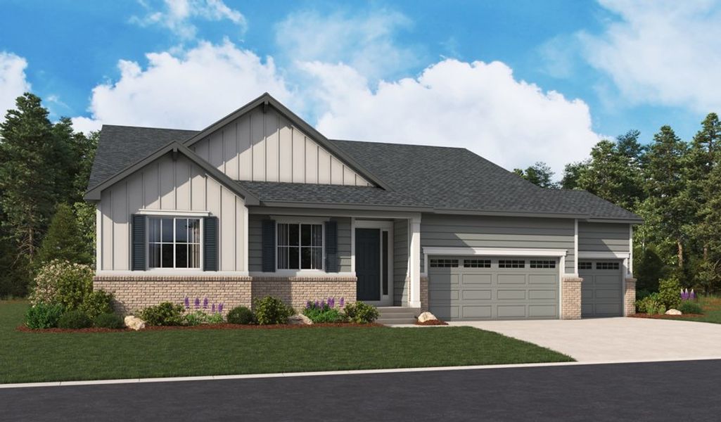 Delaney-R238-JacksonCreek Elevation B (3-car)