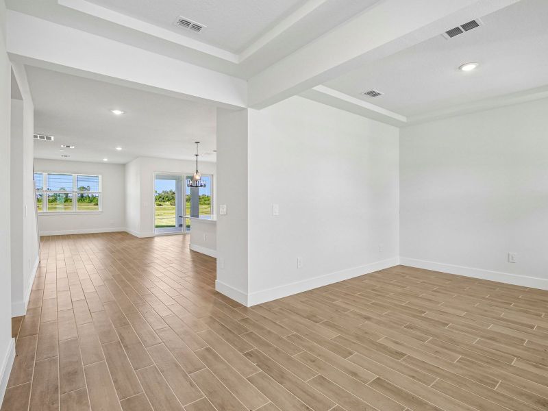 Spacious, unfurnished interior of a new home in Magnolia Bay - Reserve Series, Nokomis (Image 16).