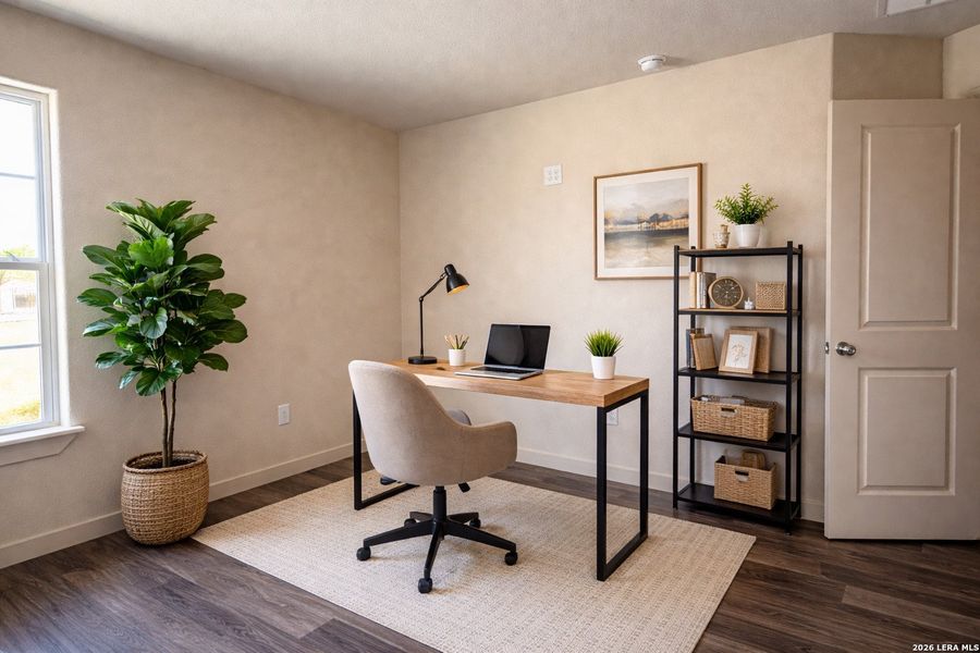 Furnished interior view inside a new home in , Floresville (Image 11).