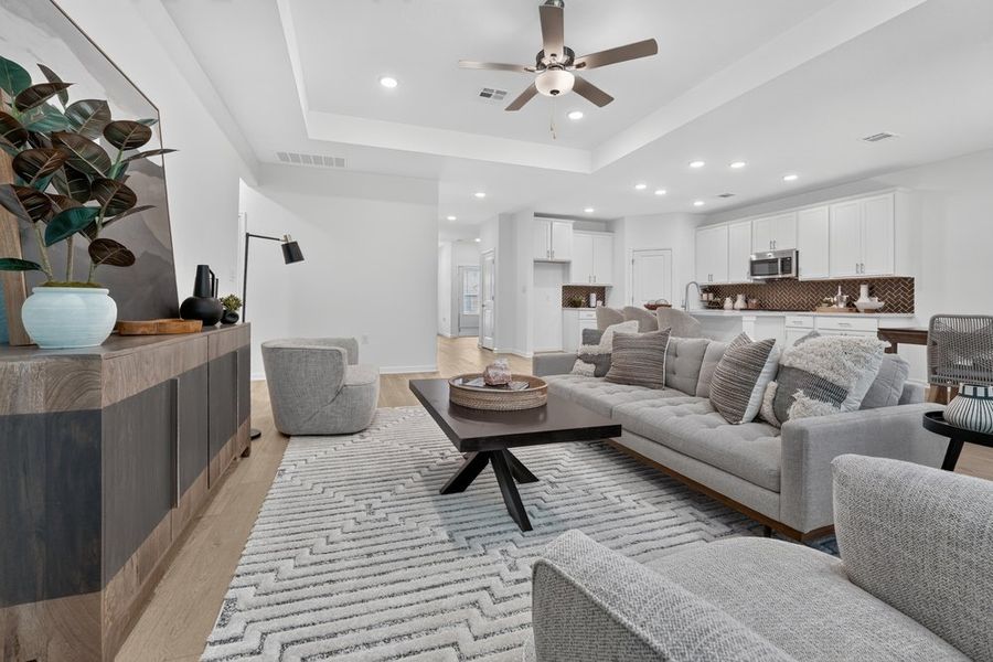 Furnished interior view inside a new home in Lisso, Pflugerville (Image 15).