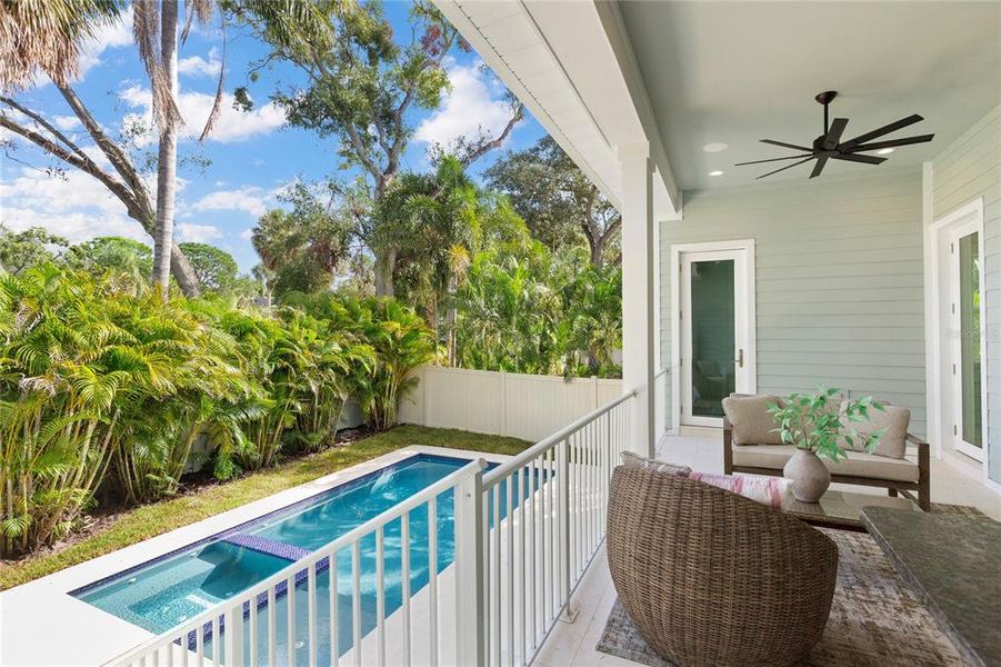 Exterior details and patio area of a home in , Tampa (Image 4). Exterior details and patio area of a home in , Tampa (Image 4).