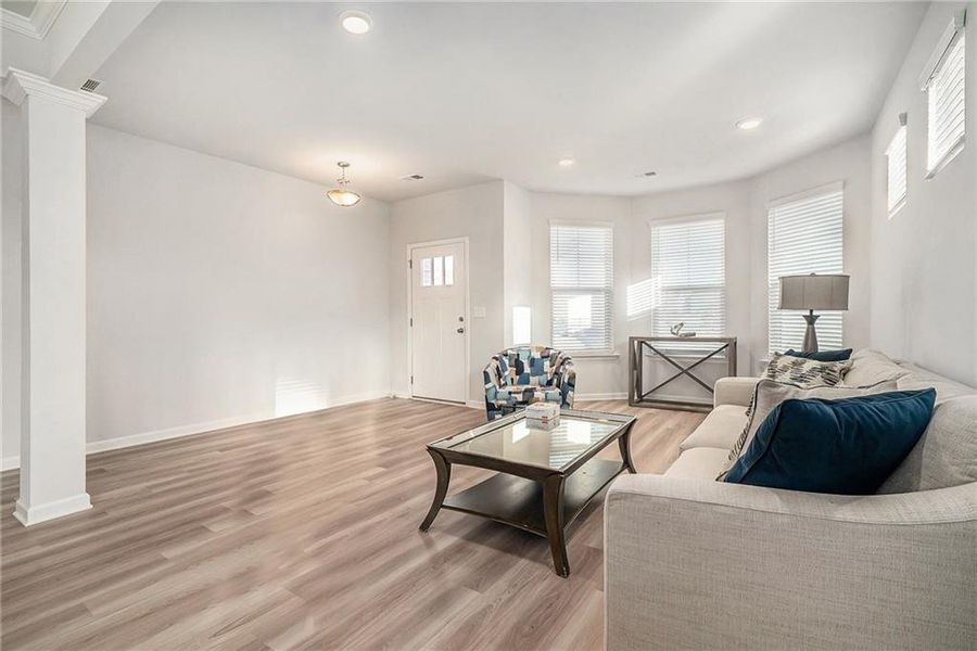 Furnished interior view inside a new home in Adagio, Dacula (Image 15).