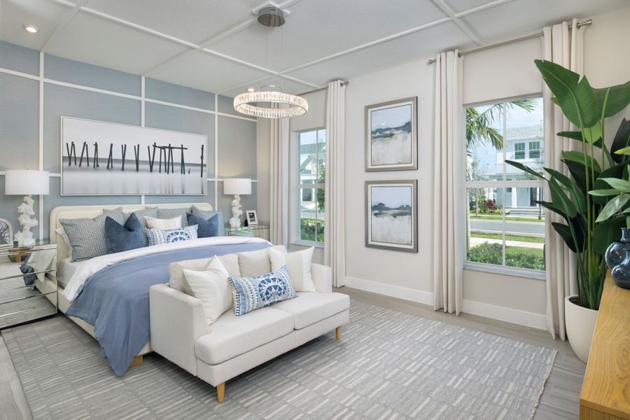 Representative furnished interior of a home built from the Seaside by Mattamy Homes in Newfield, Palm City (Image 6).