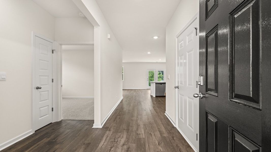 Representative unfurnished interior of a home built from the Macon by D.R. Horton in Poplar Preserve, Newnan (Image 5).