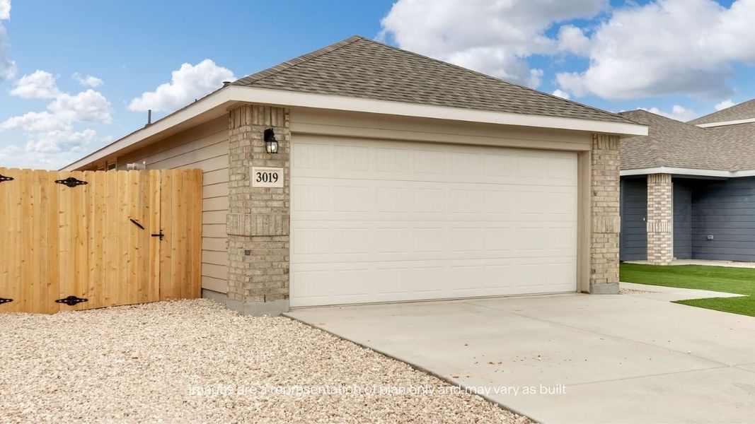 Exterior details and patio area of a home in Deer Meadows, Odessa (Image 3). Exterior details and patio area of a home in Deer Meadows, Odessa (Image 3).