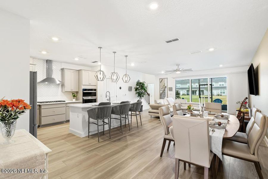 Furnished interior view inside a new home in , St. Augustine (Image 11).
