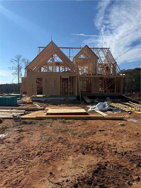 In-progress construction of a new home in , Monroe, GA (Image 4).