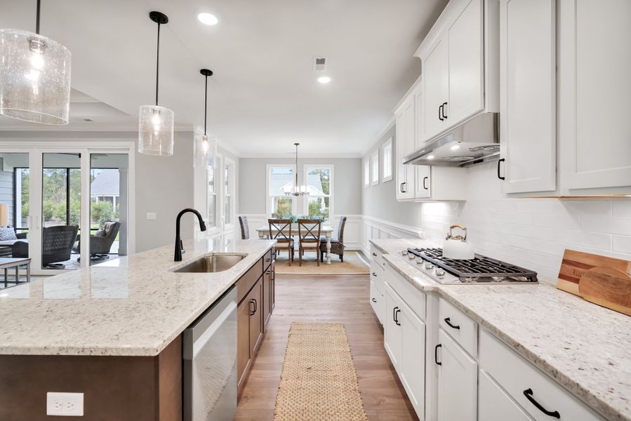 Representative furnished interior of a home built from the Lumina Island by Kent Homes in Oyster Harbour, Supply (Image 96).
