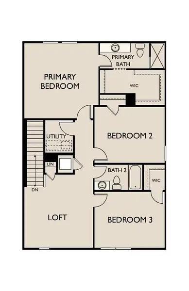 2D floor plan layout of this home in Elm Park, Austin, TX (Image 3). 2D floor plan layout of this home in Elm Park, Austin, TX (Image 3).