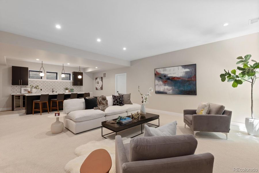 Furnished interior view inside a new home in , Denver (Image 37).