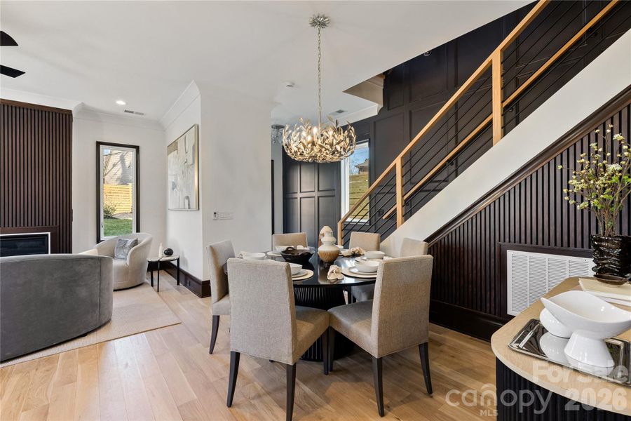 Furnished interior view inside a new home in , Charlotte (Image 26). Furnished interior view inside a new home in , Charlotte (Image 26).