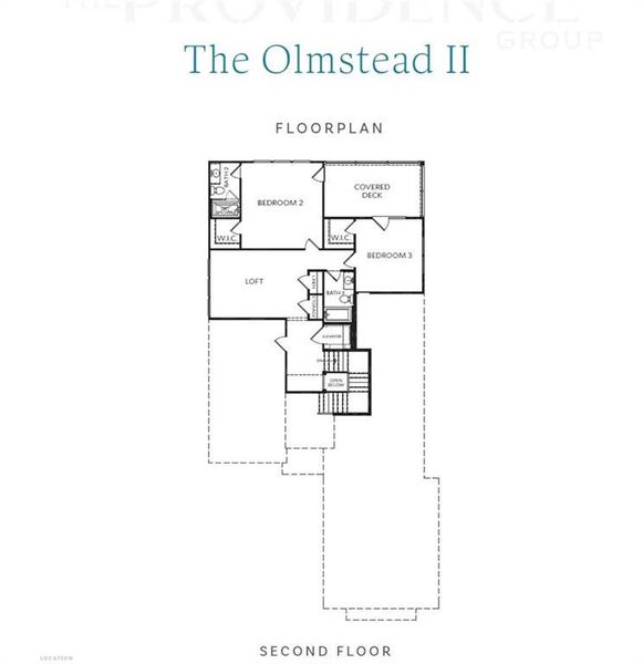 2D floor plan layout of this home in Waterside Single Family, Norcross, GA (Image 5).