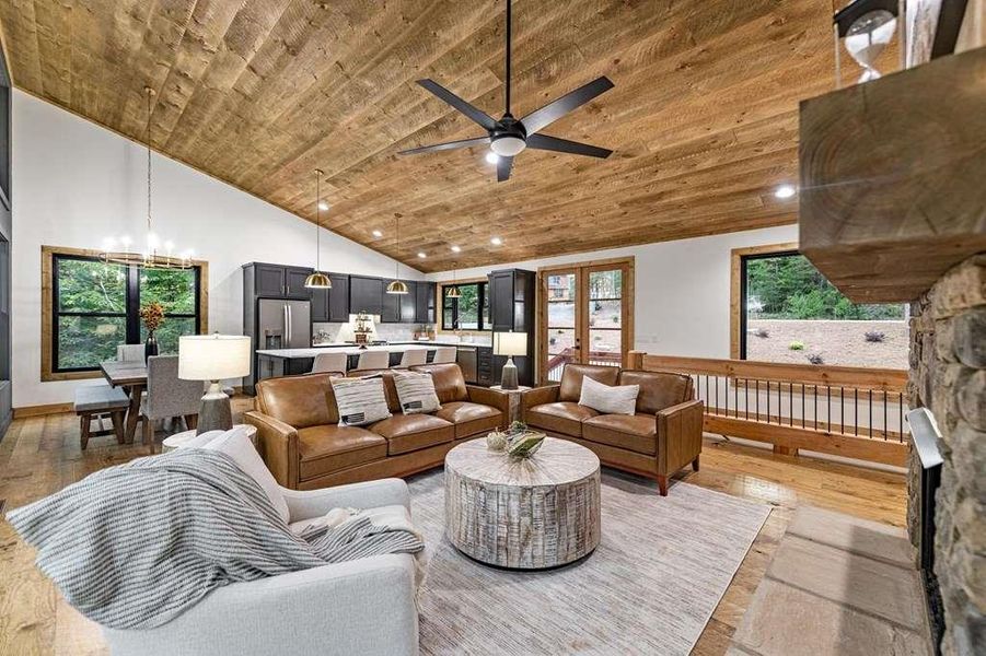 Furnished interior view inside a new home in , McCaysville (Image 6).