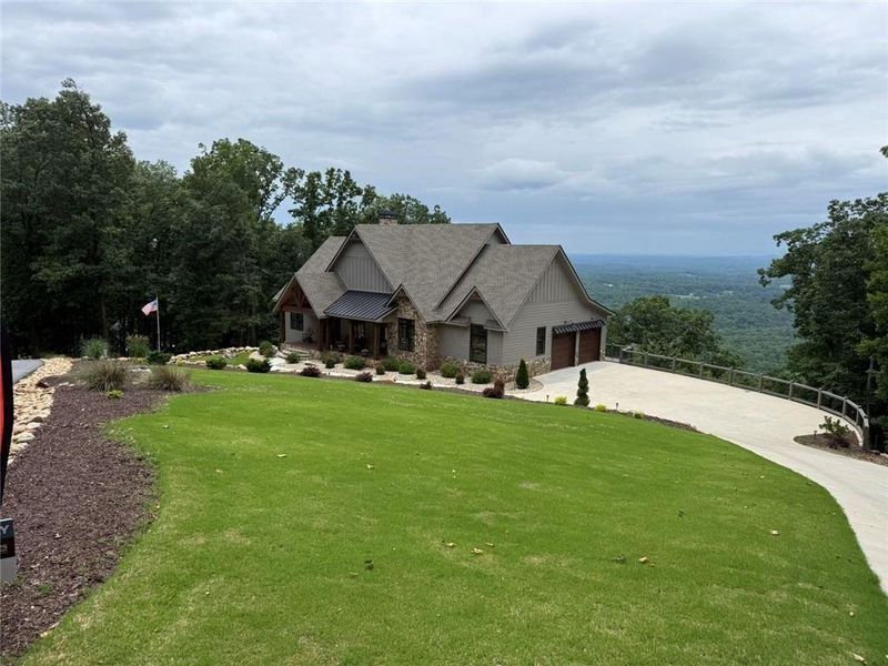 Front exterior of a new home in , Cleveland, GA, highlighting curb appeal (Image 2). Front exterior of a new home in , Cleveland, GA, highlighting curb appeal (Image 2).