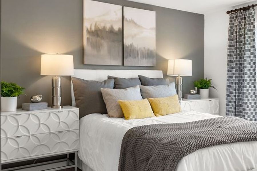 Representative furnished interior of a home built from the Dawson by True Homes in Tanglewood East, Angier (Image 18).