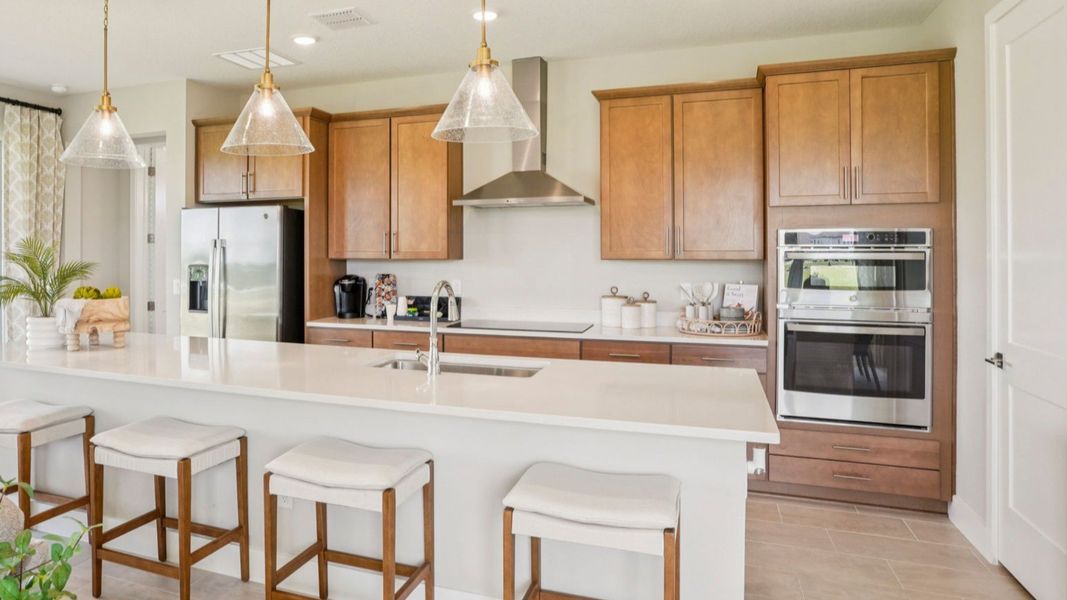 Representative furnished interior of a home built from the Tupelo by DRB Homes in Lakeside at Satilla, St. Cloud (Image 9).