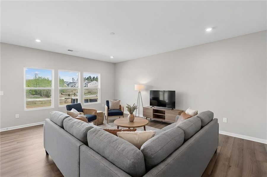Furnished interior view inside a new home in Twin Lakes, Hoschton (Image 7).
