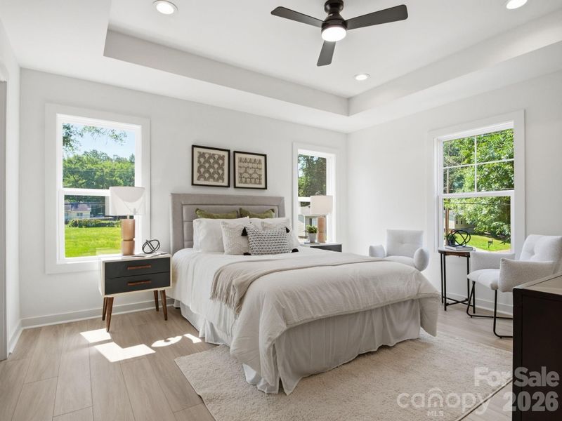 Furnished interior view inside a new home in , Charlotte (Image 17).