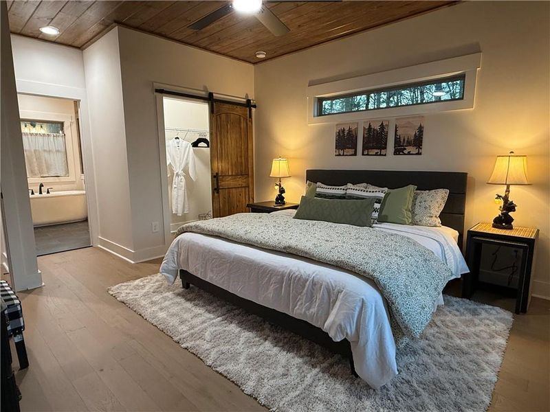 Furnished interior view inside a new home in , Ellijay (Image 7).