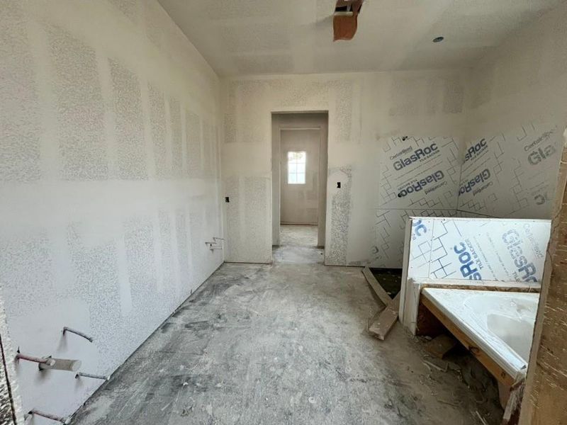 In-progress construction of a new home in Eagle Ridge Estates, Weatherford, TX (Image 5).
