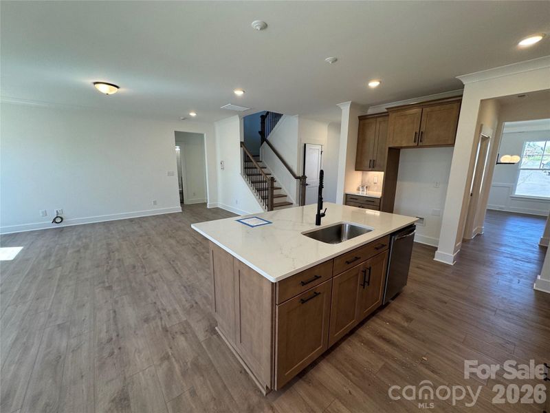 Furnished interior view inside a new home in Robinson Oaks, Gastonia (Image 8).