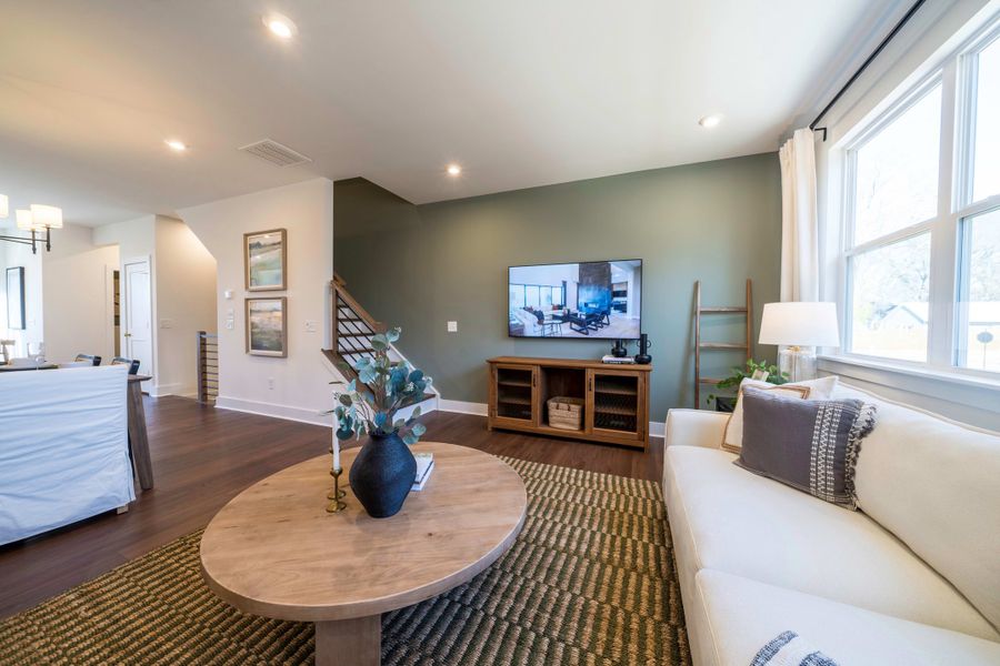 Furnished interior view inside a new home in Context at Oakhurst, Charlotte (Image 6).