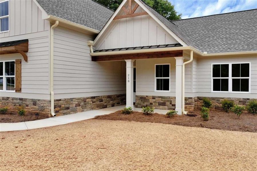 Exterior details and patio area of a home in , Maysville (Image 34).