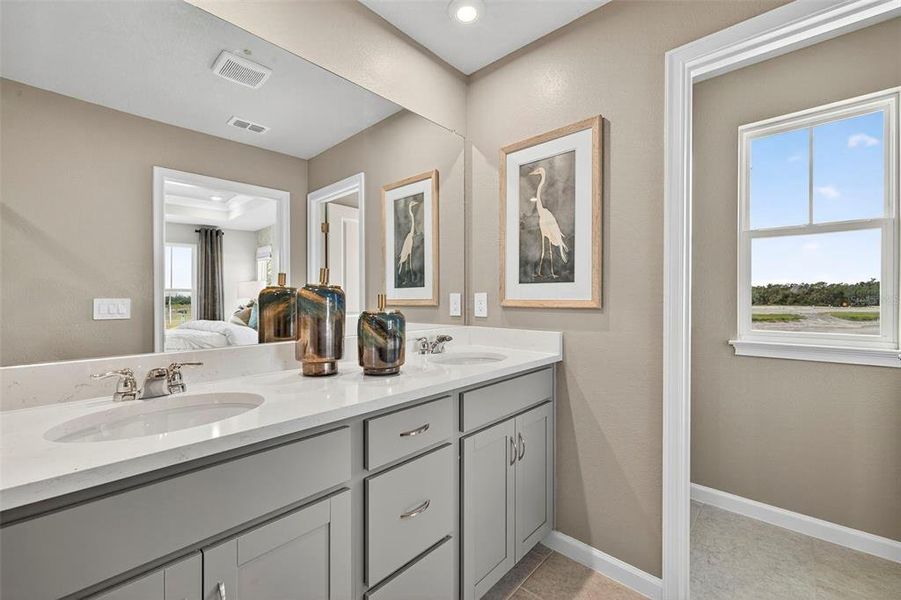 Furnished interior view inside a new home in Crosswind Ranch, Parrish (Image 28).