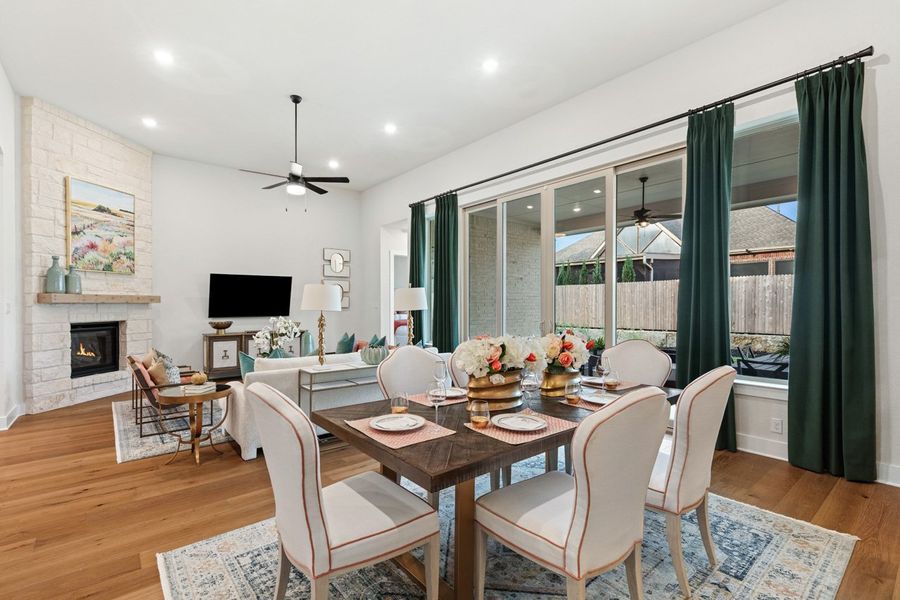 Representative Dining Room - some options shown Representative Dining Room - some options shown