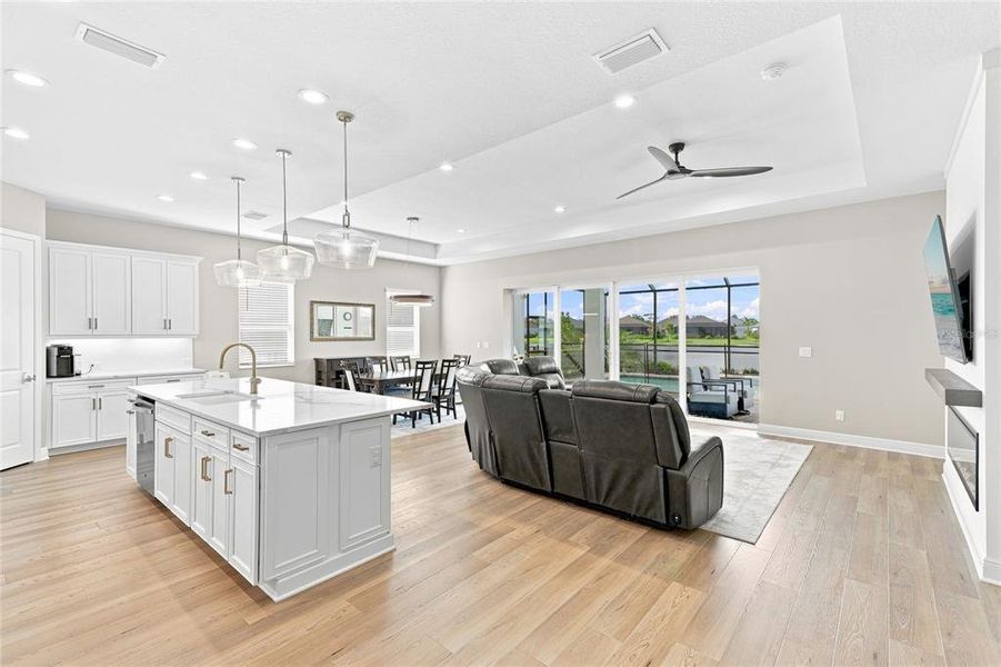 Furnished interior view inside a new home in , Parrish (Image 19).